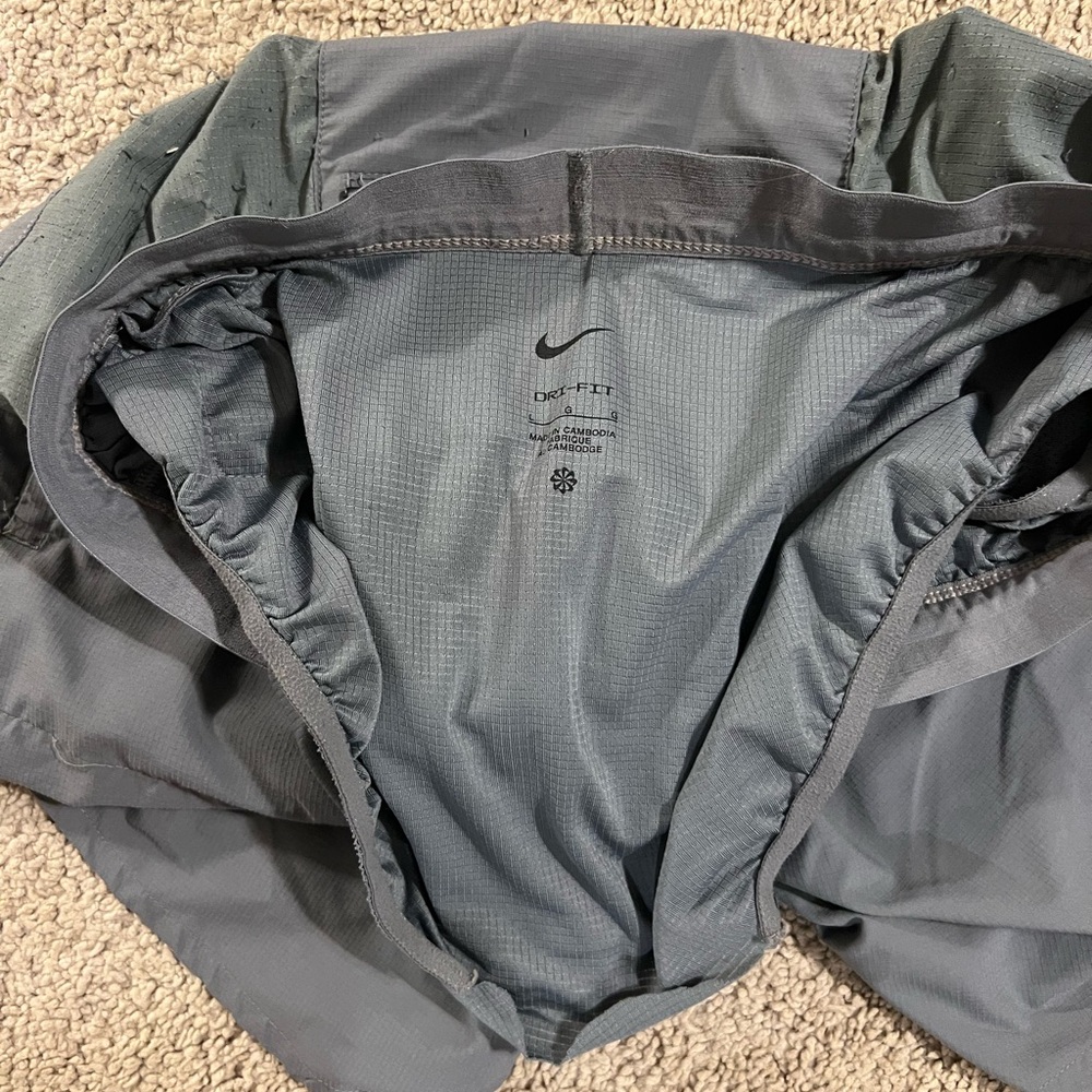 Nike Dri-Fit Gray Athletic Shorts View 3